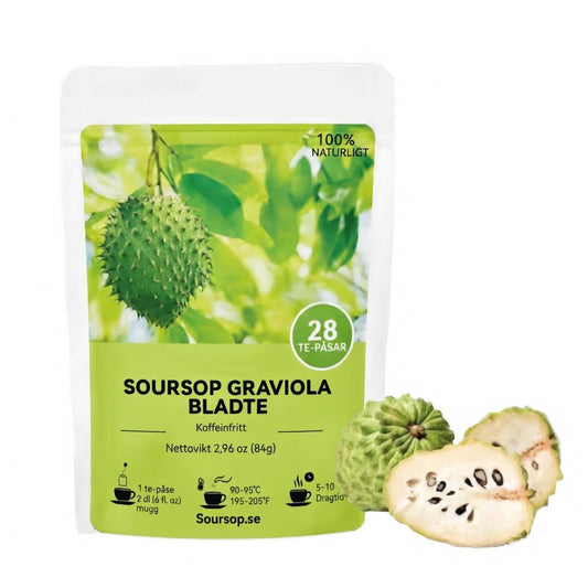 Ekologiskt Graviola-te – 28 Tepåsar